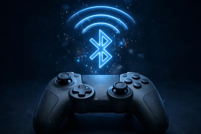 Controller with a Bluetooth pairing signal
